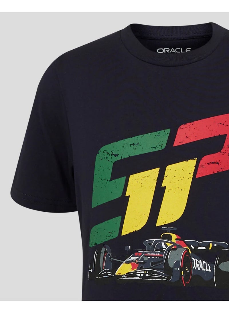 Red Bull Racing Sergio "Checo" Perez Race Car Kid's T-Shirt - Image 3