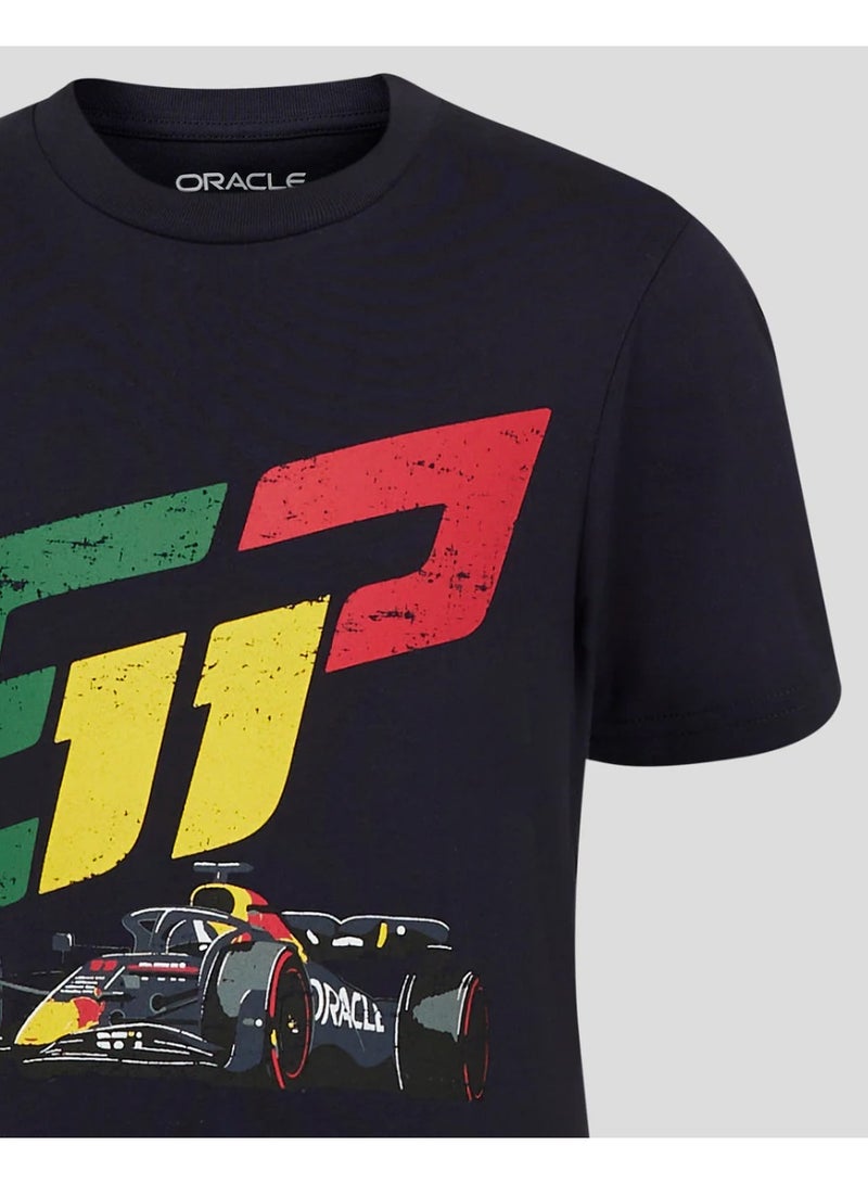 Red Bull Racing Sergio "Checo" Perez Race Car Kid's T-Shirt - Image 4
