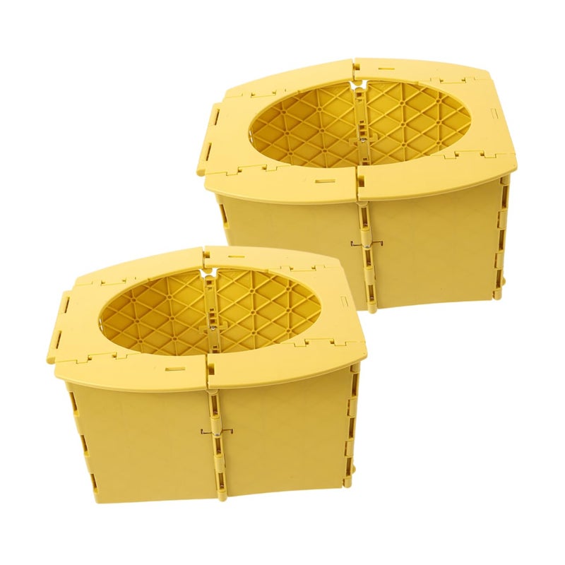 Portable Folding Travel Toilet Seat Outdoor Camping Potty Unisex Design - Image 2