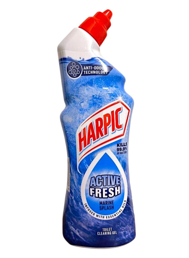 هاربيك نظف المراحيض السائل باور بلس اكتيف فريش، برائحة رذاذ البحر، 750مل - Image 1