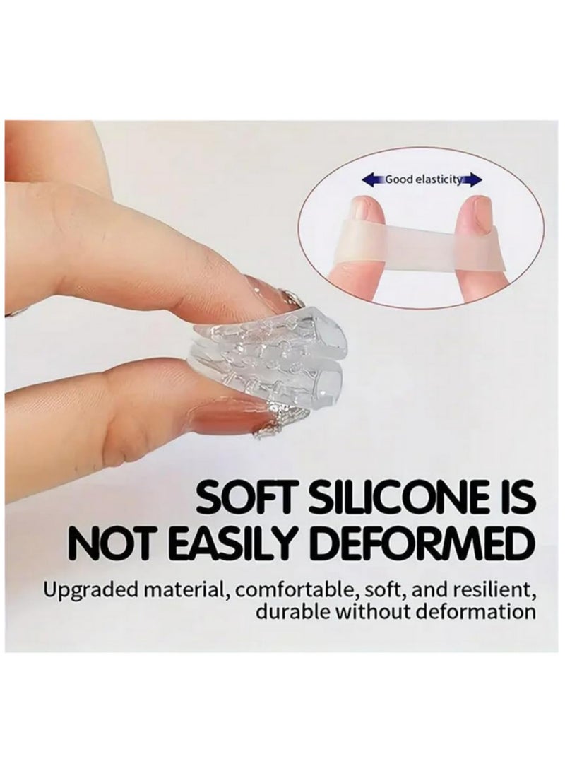 Elastic Silicone Toe Covers for Women and Men Breathable Anti Friction Toe Protectors Prevent Blisters Comfortable Toe Caps for Foot Care 30PCS - Image 3