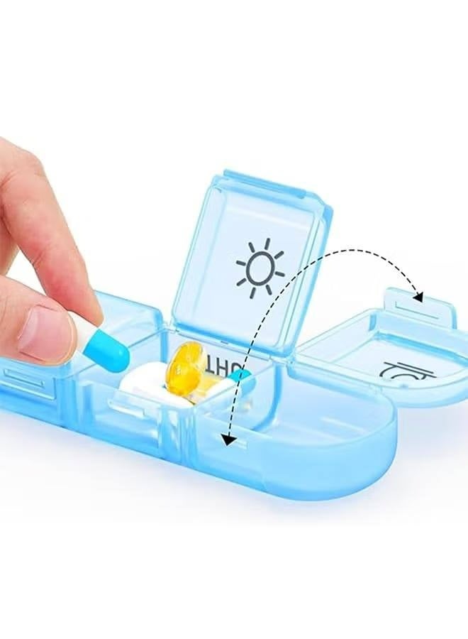 Weekly Pill Organizer 3times a Day Morning noon Night Large Pill Cases with Separate Container for Medication/Vitamins/Fish Oils/Supplements - Image 5