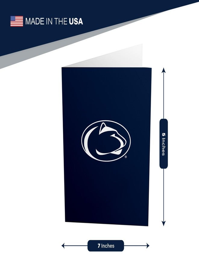 Desert Cactus Penn State 5x7 Inch Greeting Card The Pennsylvania State University PSU Nittany Lions Single Folded Cardstock with Envelope Party Celebration Officially Licensed (5x7 Card A - Congrats) - Image 3