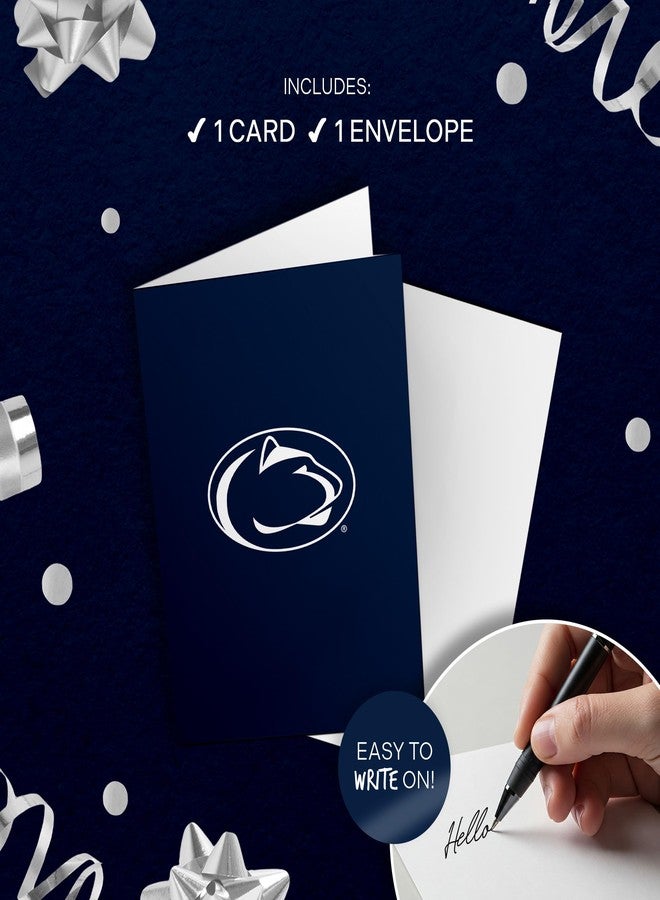 Desert Cactus Penn State 5x7 Inch Greeting Card The Pennsylvania State University PSU Nittany Lions Single Folded Cardstock with Envelope Party Celebration Officially Licensed (5x7 Card A - Congrats) - Image 4