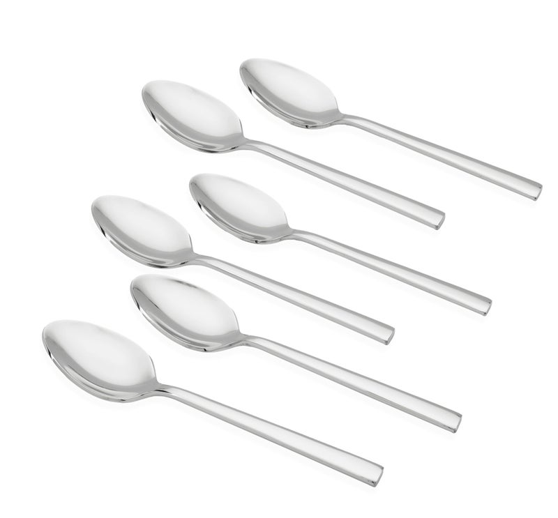 Kishco Ultima Stainless Steel Deluxe Dessert/Dinner Spoon Set - Pack of 6 - Image 5