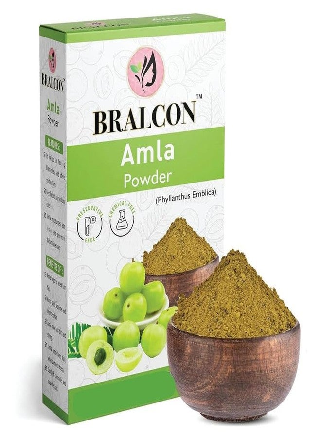 BRALCON Methi, Amla, Shikakai, Bhringraj, Hibiscus Powder Combo for Face and Hair | Pack of 5 | 500gm - Image 3