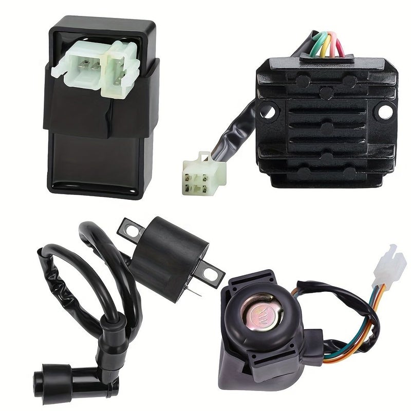 6-Pin CDI Kit مع مولد الإشعال ومنظم الجهد والمقوم ومرحل الملف اللولبي لمحركات 150cc و200cc و250cc من نوع ATV الصيني - Image 1