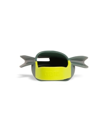 Arena Unisex Adult Powerfin Pro II Swim Training Fins Men and Women Silicone Short Blade Flippers Left/Right Customized, Sage/Arctic Lime, Size 11-12 - Image 5