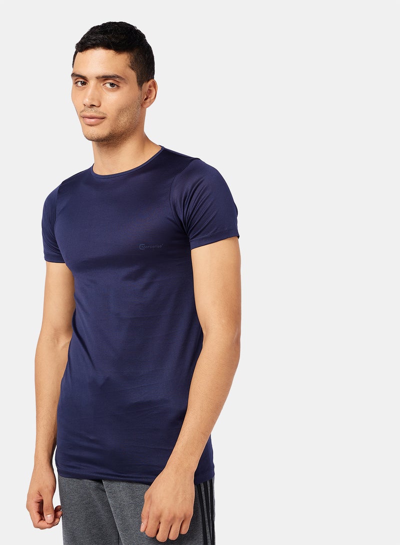 COTTONIL Basic Crew Neck Cotton Undershirt - Image 1