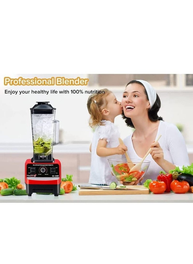 SILVER CREST 2.5L 4500W BPA Free Heavy Duty Blender Mixer Electric High Speed Juicer Food Processor Ice Smoothies Crusher Blander  - Image 1
