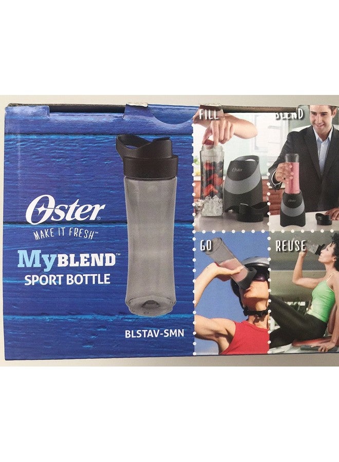 Oster MyBlend Sport Bottle BLSTAV-SMN Gray BPA Free 20 Ounces - Image 2