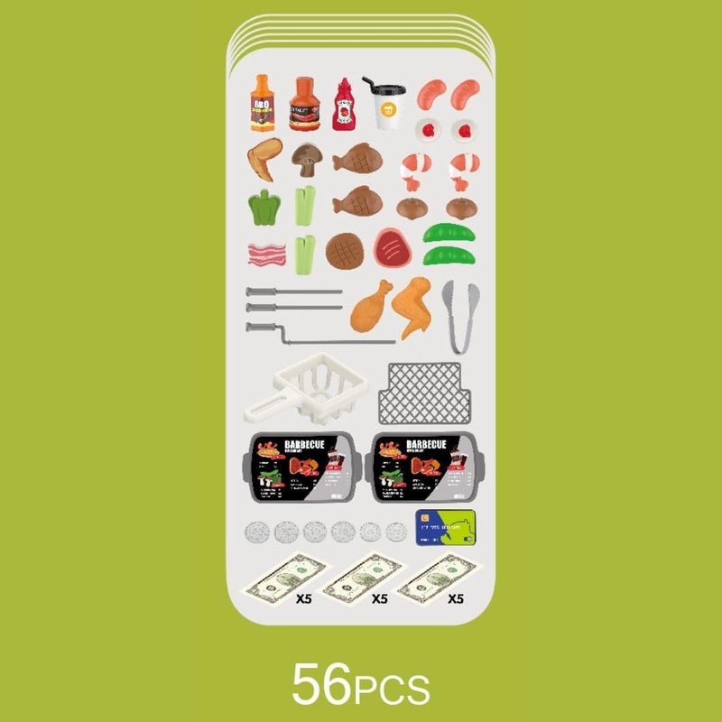 Mini Panda Mini BBQ Set for Kids 3+ - Interactive Pretend Play Cooking Toy - Image 4