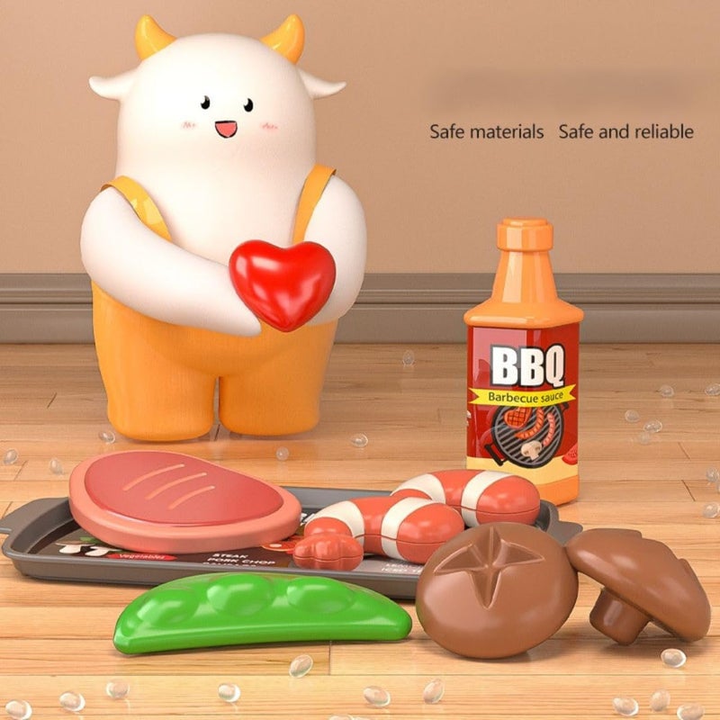 Mini Panda Mini BBQ Set for Kids 3+ - Interactive Pretend Play Cooking Toy - Image 3