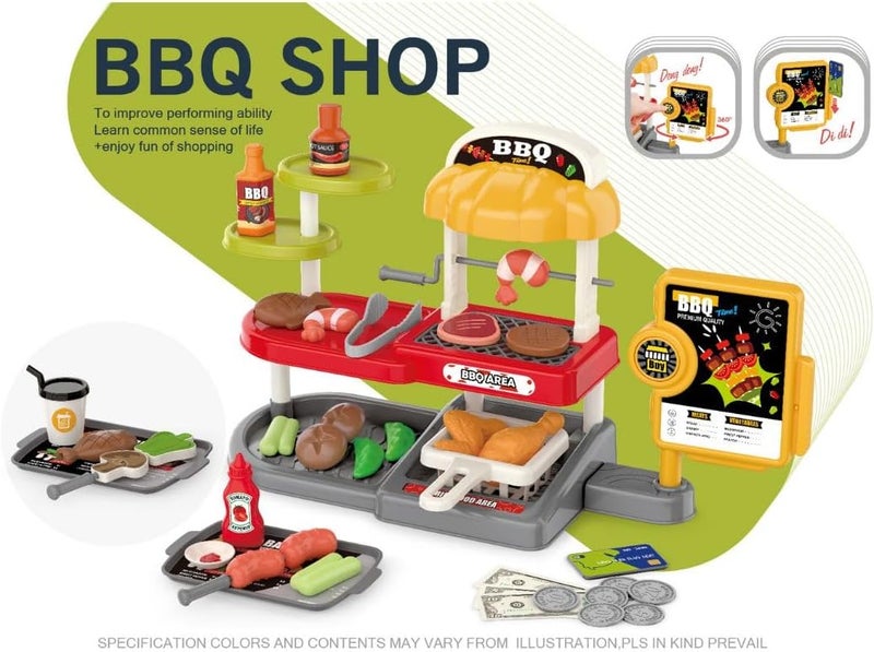 Mini Panda Mini BBQ Set for Kids 3+ - Interactive Pretend Play Cooking Toy - Image 2