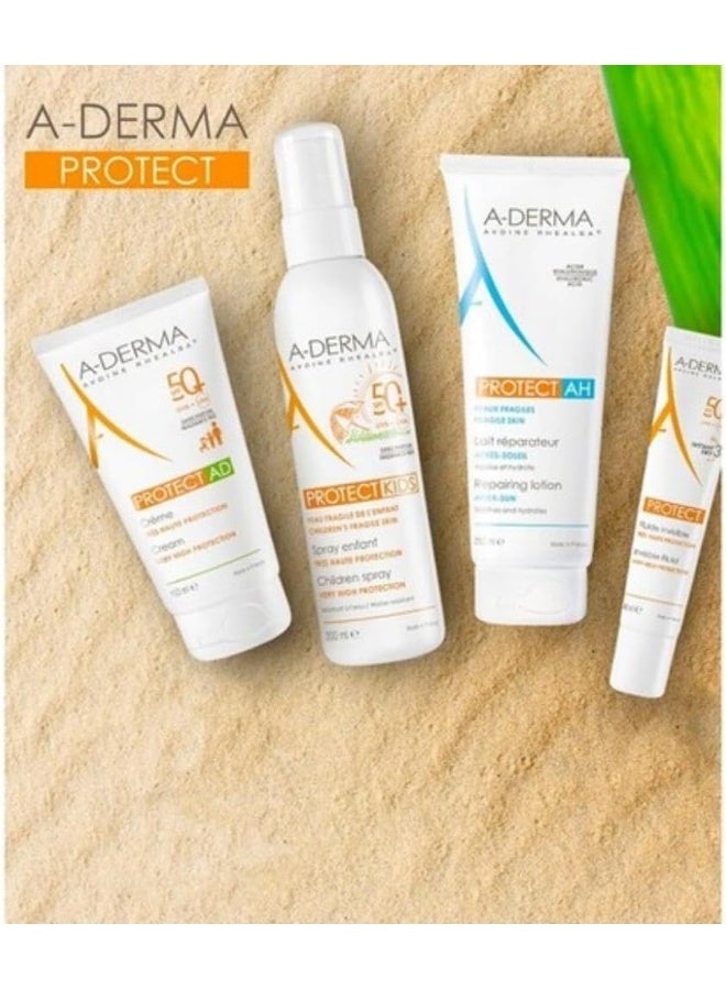 A-DERMA Protect Spray Spf 50+ For Adults | Very High Protection | For Fragile Skin | Water Resistant | 200Ml  - Image 2