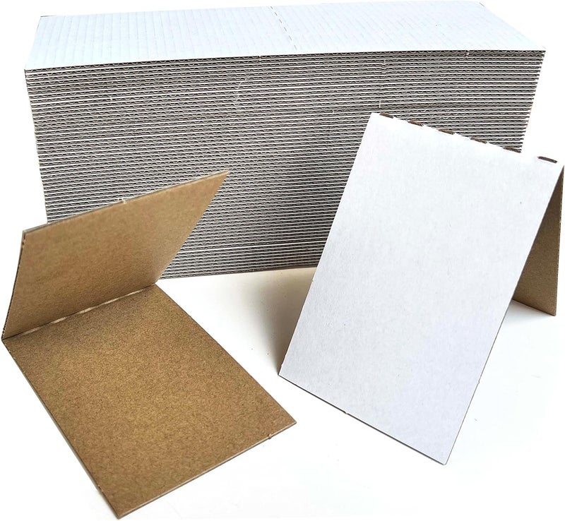 ANSSDO 200 Pack Cardboard Sleeves for Sports Card Protectors, 3" x 4.5" Corrugated Cardboard Sheets for Trading Card Folders Mail Shipping Stiffeners Cardboard Insert - Image 1