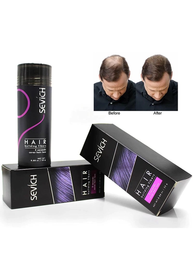 Sevich - Hair Building Fibers Keratin Thicker Anti Hairs Loss Concealer Thickening Fiber Powders Growth Sevich 25G - Image 1