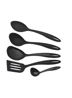 Ability 5-Pieces Black Nylon Utensil Set
