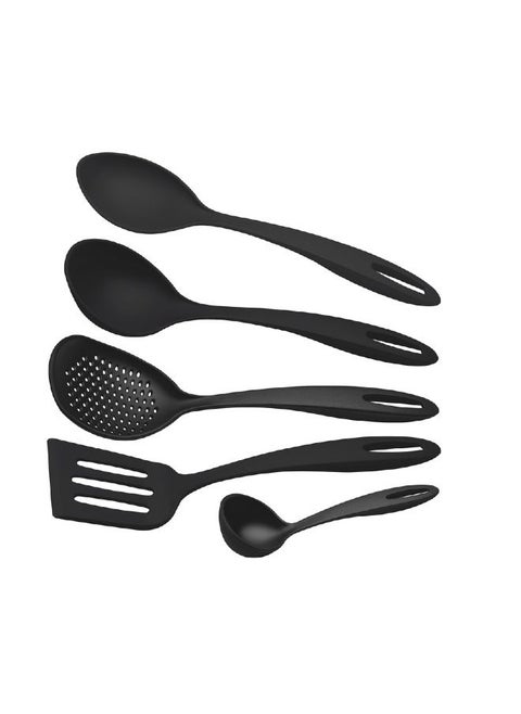 Ability 5-Pieces Black Nylon Utensil Set