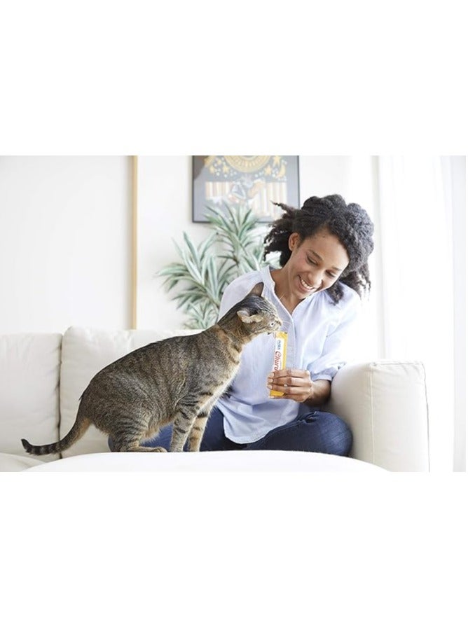 INABA Cat Wet Treat For Adult Cats With Variety tuna flavors, consisting of 20 pieces: 4x tuna, 4x tuna with chicken, 4x tuna with Scallop and 4x tuna with cheese.  Weighing 14 grams - Image 4