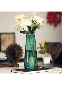 The Purple Tree Tapered Glass Vase for Home Decor Center Table Bedroom Living Room and Office Decoration (Pack of 1, Emerald Green) Luster Glass Vase, Decorative vase, Diwali Gift - pzsku/Z6635F809407BB0B0EBCAZ/45/_/1736426358/5a583371-47f8-47f4-b4ec-f11f0e442b87