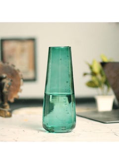 The Purple Tree Tapered Glass Vase for Home Decor Center Table Bedroom Living Room and Office Decoration (Pack of 1, Emerald Green) Luster Glass Vase, Decorative vase, Diwali Gift - pzsku/Z6635F809407BB0B0EBCAZ/45/_/1736426364/1d7d2ffd-b673-48ad-96b7-a43d2499047e