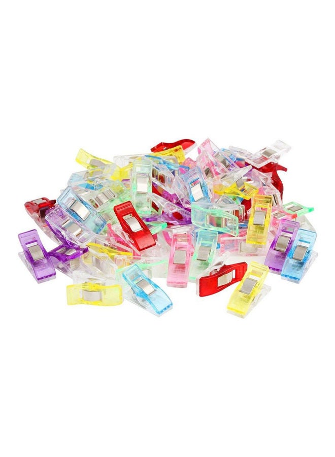 20-Piece Assorted Color Wonder Clips for Quilting, Sewing, Knitting, Crochet, and Crafts - Image 2