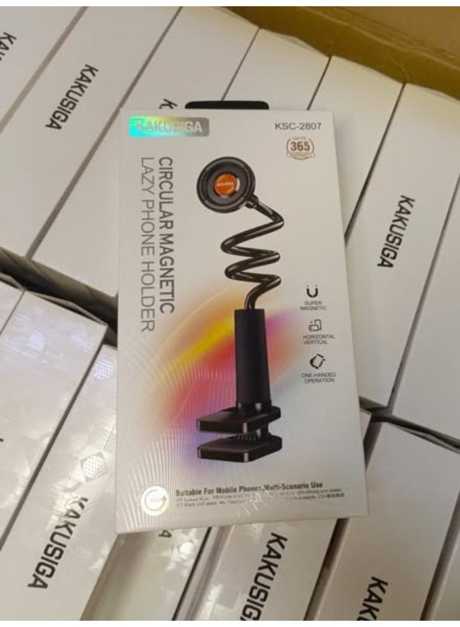كاكوسيجا حامل هاتف مغناطيسي KAKUSIGA KSC-2807 بذراع مرن وقاعدة تثبيت للطاولة - Image 1