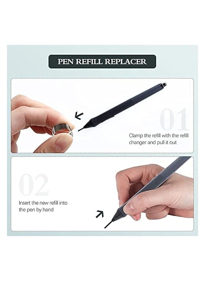 PROMASS Replacement Standard Pen Nibs Black Replacement Refill Pen Nibs Standard Nibs Drawing Pen Compatible with Wacom Bamboo Intuos CTL471 CTL671 CTL672 CTH480(20 Pieces)  - Image 3
