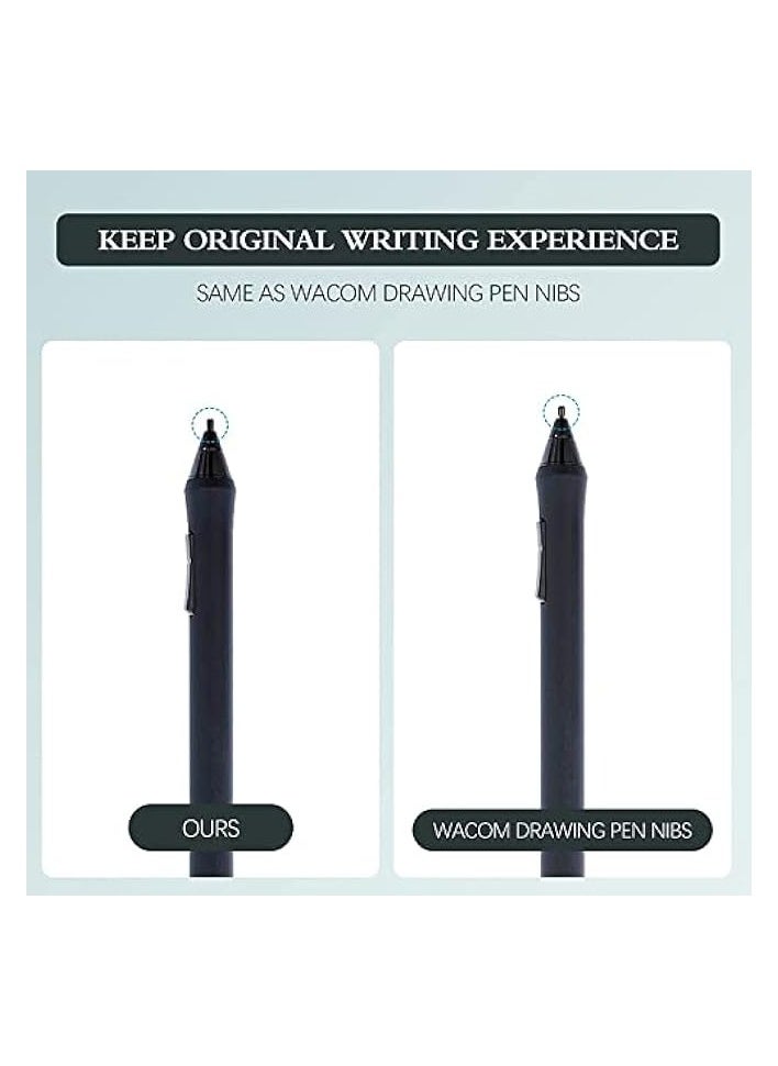 PROMASS Replacement Standard Pen Nibs Black Replacement Refill Pen Nibs Standard Nibs Drawing Pen Compatible with Wacom Bamboo Intuos CTL471 CTL671 CTL672 CTH480(20 Pieces)  - Image 5