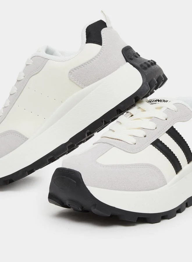 Styli Styli Women Sporty Striped Sneakers