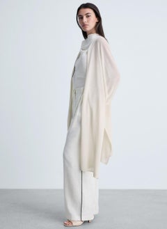 MANGO Casual Fine Knit Long Cardigan  - Image 3