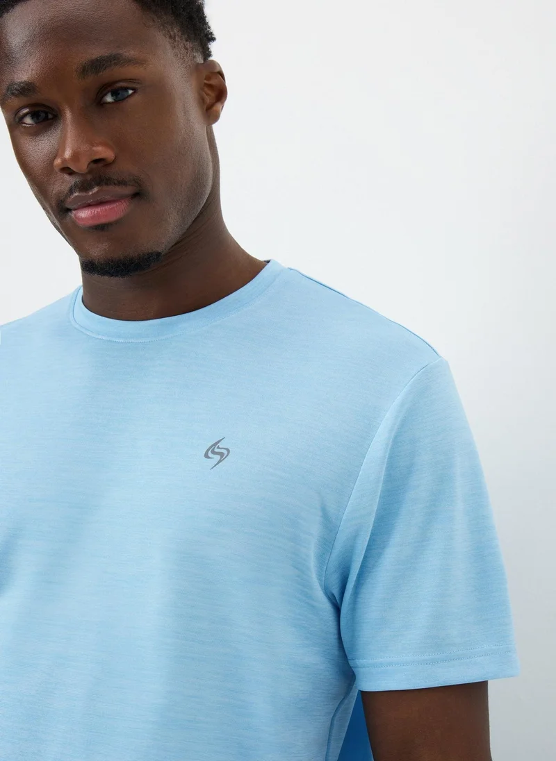 ماتلان تيشيرت رياضي سولكس أزرق بلونين