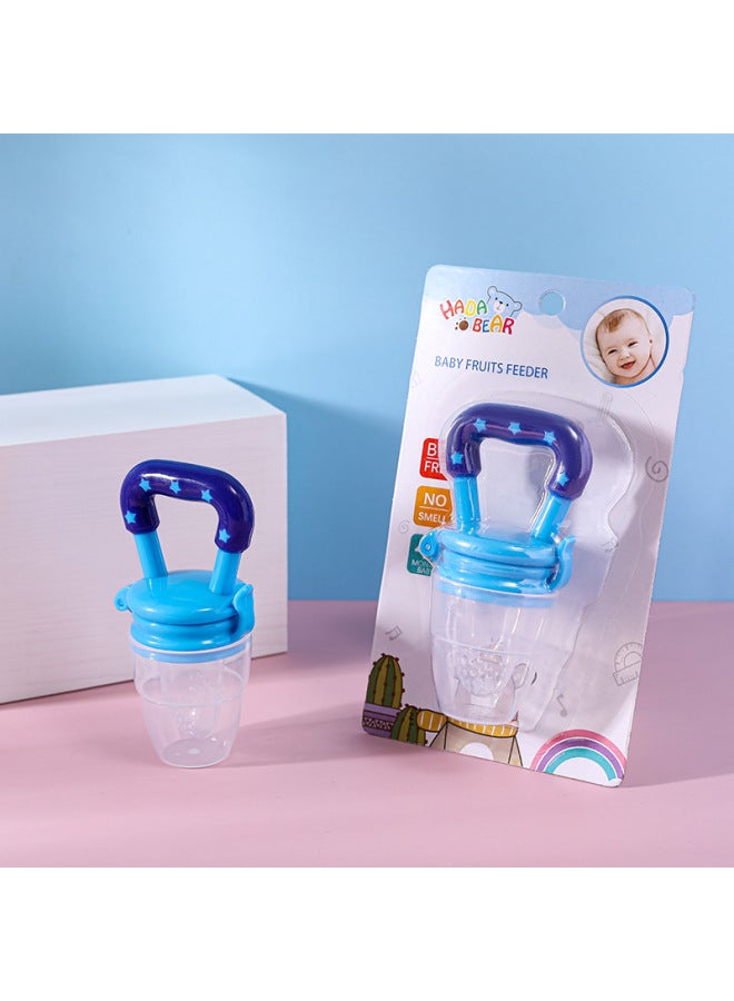 Baby Bite Fruit And Vegetable Music English Children's Food Supplement Pacifier Baby Fruit Food Supplement Bag