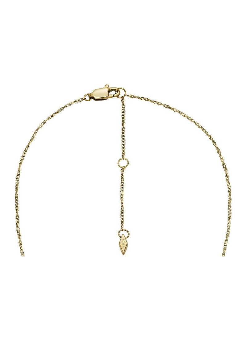 FOSSIL Necklace for Women Radiant Wings White Mother of Pearl Butterfly Chain Necklace, Length: 406mm+60mm, Width: 13.2mm, Height: 11mm, JF04424710  - Image 5