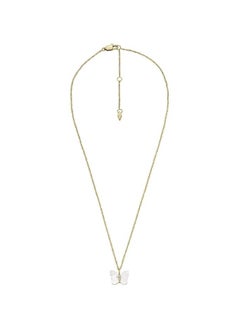 FOSSIL Necklace for Women Radiant Wings White Mother of Pearl Butterfly Chain Necklace, Length: 406mm+60mm, Width: 13.2mm, Height: 11mm, JF04424710  - Image 4