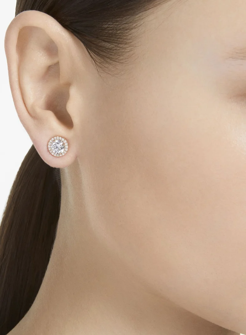 SWAROVSKI Constella Rose-Gold Tone Plated Stud Earrings