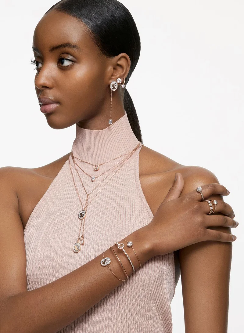 SWAROVSKI Constella Rose-Gold Tone Plated Stud Earrings