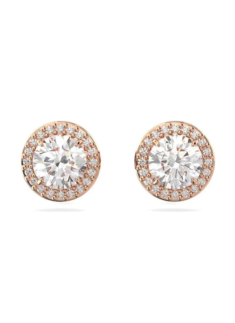 SWAROVSKI Constella Rose-Gold Tone Plated Stud Earrings