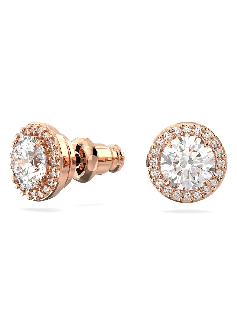 SWAROVSKI Constella Rose-Gold Tone Plated Stud Earrings