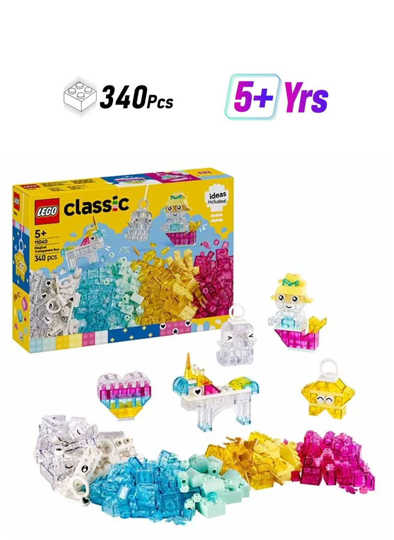 LEGO Lego Classic Magical Transparent Box 11040 (340) Pieces