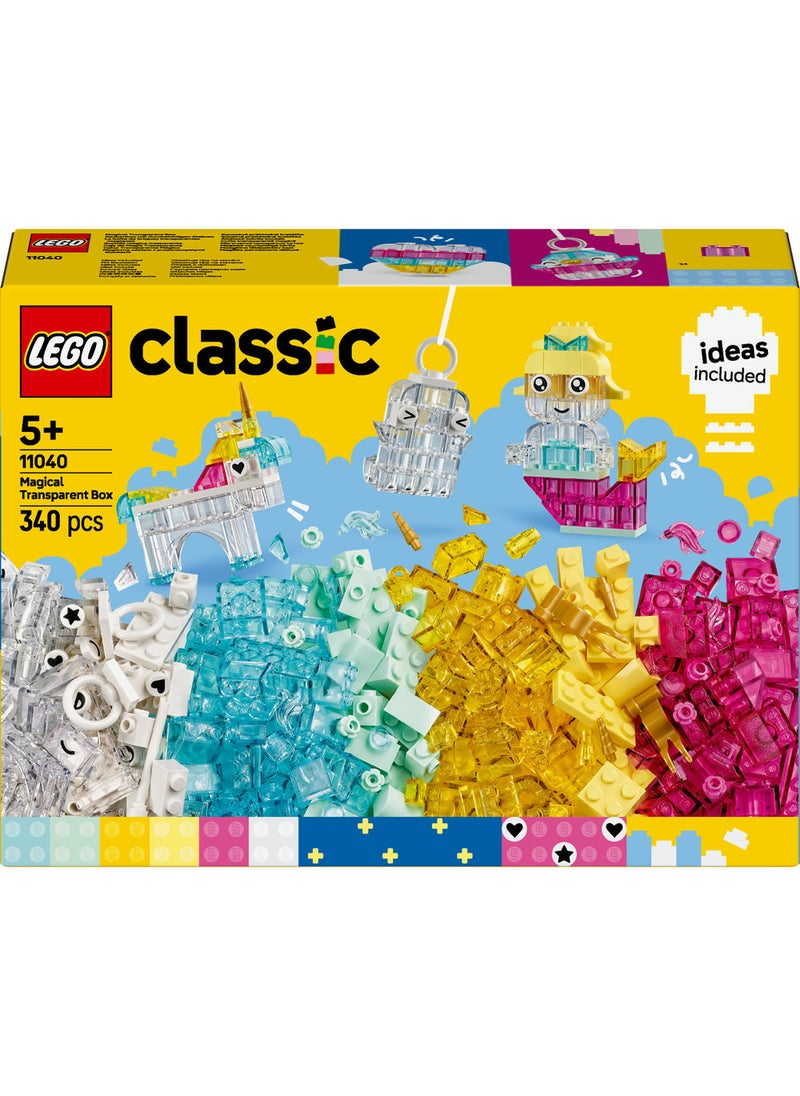LEGO Lego Classic Magical Transparent Box 11040 (340) Pieces  - Image 2