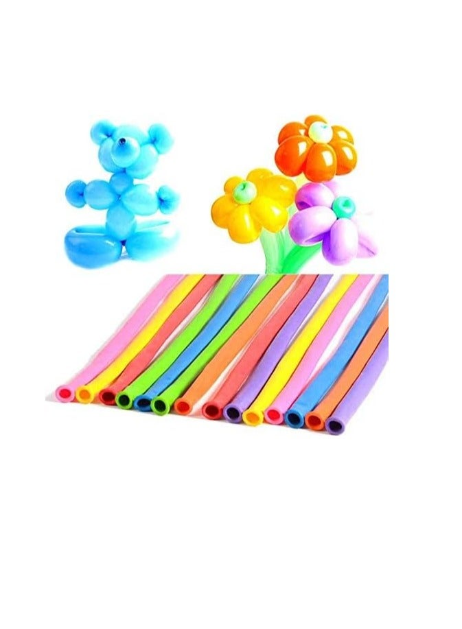 100 long balloon and blower (random color gift) - Image 2