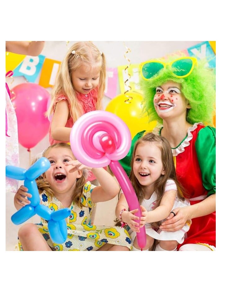 100 long balloon and blower (random color gift) - Image 4