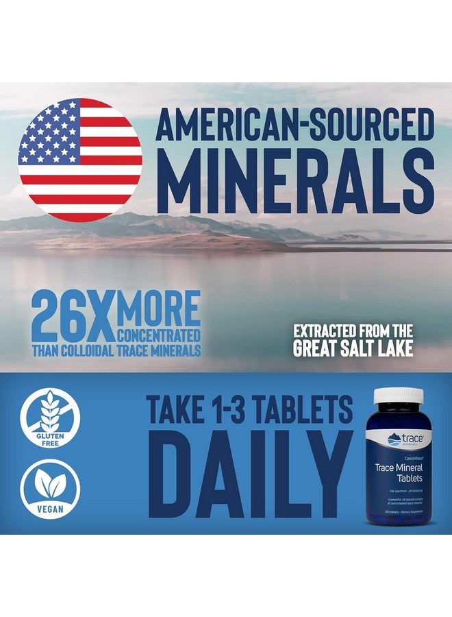 تراس مينيرالز أقراص المعادن النادرة ConcenTrace Trace Minerals - مكمل غذائي لدعم العظام والمفاصل - يساعد على ترطيب الجسم واستعادة الإلكتروليت - 300 قرص (100 وجبة) - Image 5