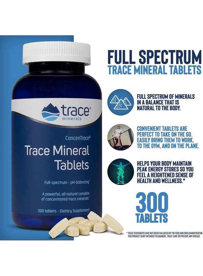 تراس مينيرالز أقراص المعادن النادرة ConcenTrace Trace Minerals - مكمل غذائي لدعم العظام والمفاصل - يساعد على ترطيب الجسم واستعادة الإلكتروليت - 300 قرص (100 وجبة) - Image 4