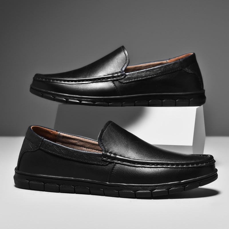 Men's Casual Genuine Leather Driving Loafers - Image 2