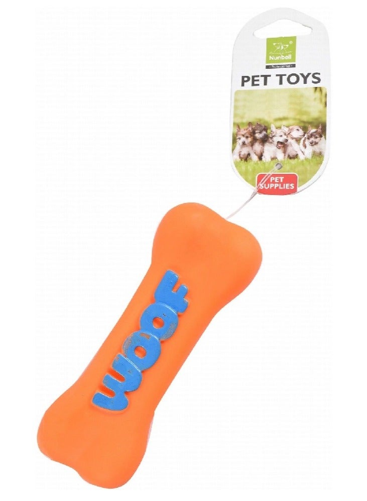 نونبيل البرتقال شكل العظام مضغ لعبة