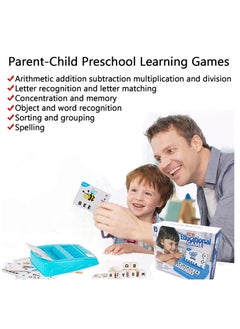 Y&D Letter and Number Games, Learning Educational Toys, 2 in 1 Matching for Boys Girls Sight Words Recognition Flash Cards Kindergarten Teaching Tools Preschool Materials Kids Ages 3-7  - Image 2