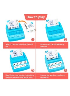 Y&D Letter and Number Games, Learning Educational Toys, 2 in 1 Matching for Boys Girls Sight Words Recognition Flash Cards Kindergarten Teaching Tools Preschool Materials Kids Ages 3-7  - Image 3